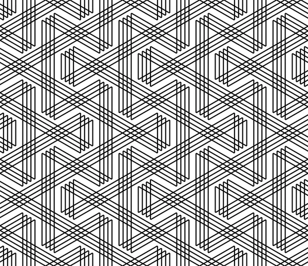 Modèle de lignes en zigzag sans couture . — Image vectorielle