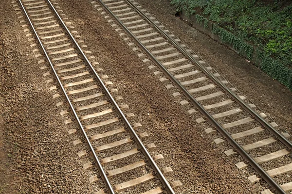 Paralel demiryolu parça — Stok fotoğraf