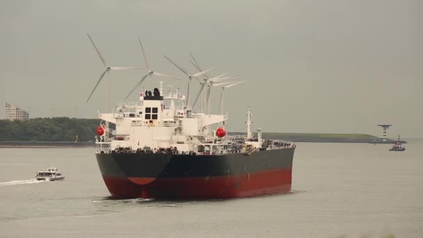 Oil Tanker Ship — Stock Video