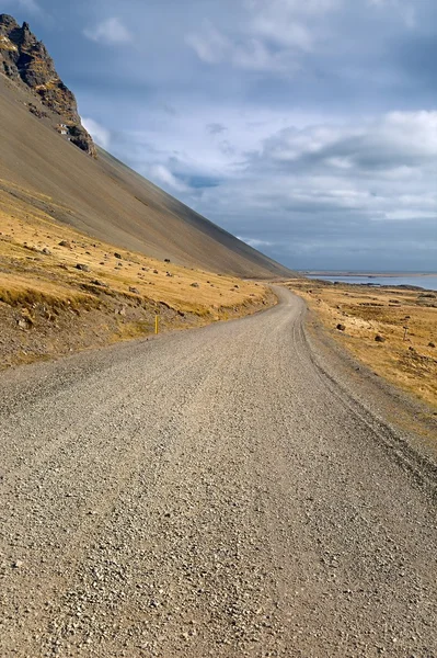 İzlanda 'da çakıl yolu — Stok fotoğraf