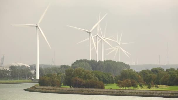 风力水力机械工作 — 图库视频影像