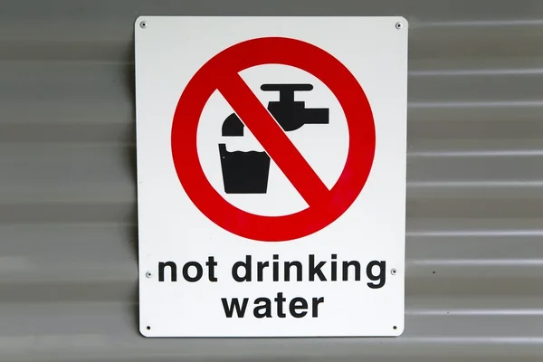 Není pitná voda — Stock fotografie