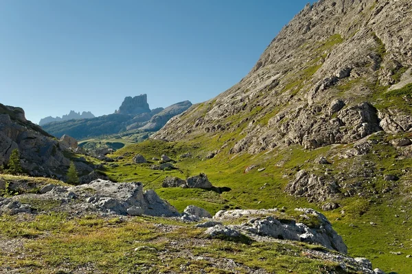 Dolomitler Yaz Arazisi — Stok fotoğraf