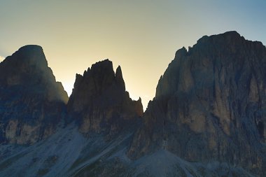 Dolomites dağ manzarası