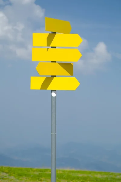 Blank Direction Signs — Stock Photo, Image