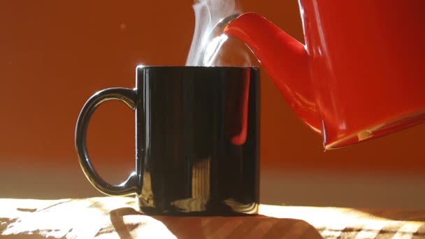 Streamin tasse de thé chaud — Video