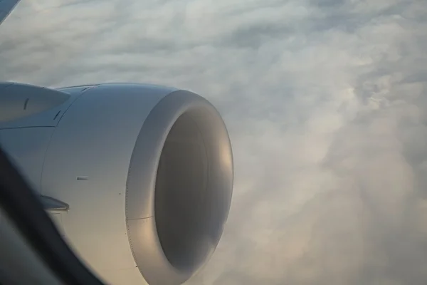 Jet turbina Closeup — Fotografia de Stock