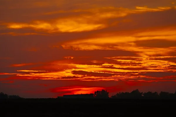 Tramonto cielo nuvole — Foto Stock