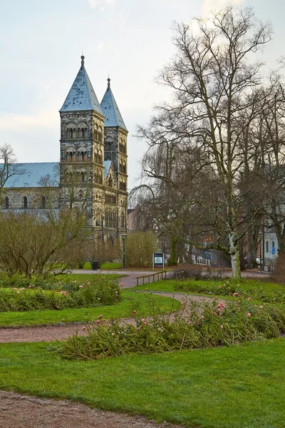 Kathedraal in lund — Stockfoto