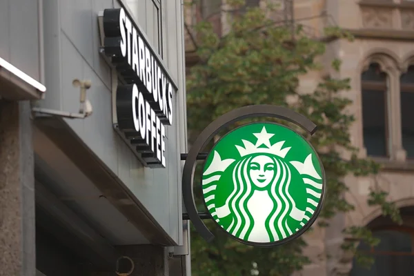 Starbucks Cafe açık — Stok fotoğraf