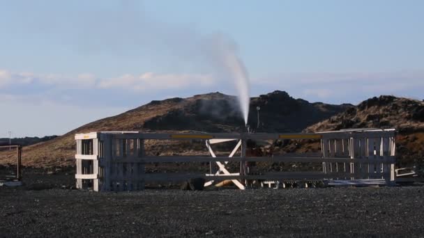 Sviluppo del pozzo geotermico — Video Stock