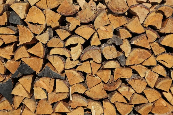 Log Pile Närbild — Stockfoto