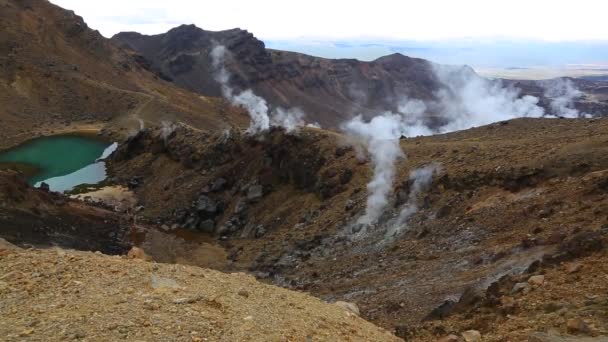 Dampfaktivität in Neuseeland — Stockvideo