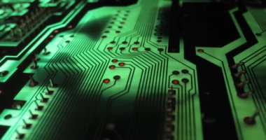 Devre kartı elektronik teknolojisi yakın çekim