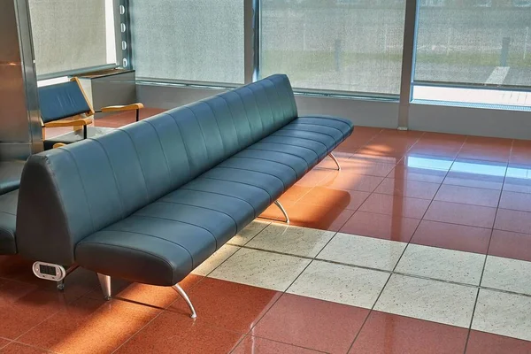 Seats in an airport terminal — Stock Photo, Image