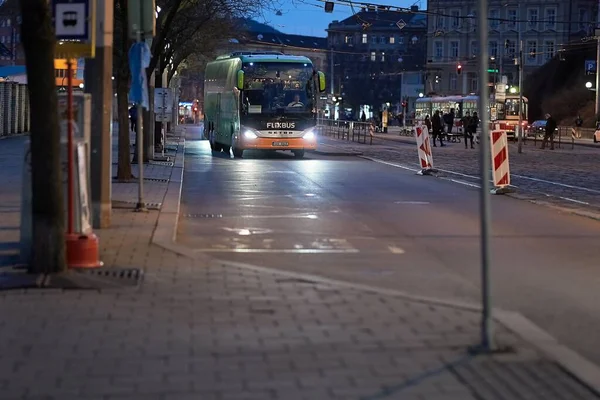 Öffentliche Busse in Brünn — Stockfoto