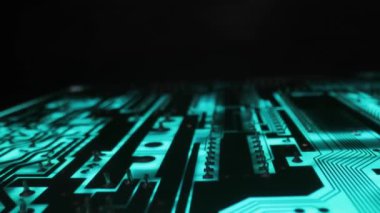 Devre kartı elektronik teknolojisi yakın çekim