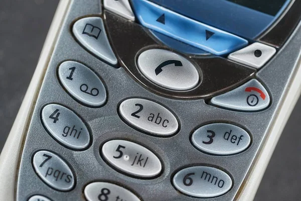 Old mobile phone buttons — Stock Photo, Image