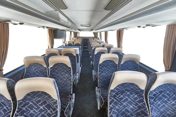 Buss inre säten — Stockfoto