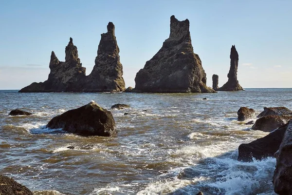 Епічні ісландський берегової лінії — стокове фото