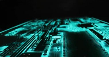 Devre kartı elektronik teknolojisi yakın çekim