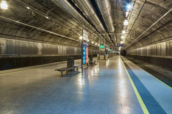 U-Bahnstation in Oslo, Norwegen — Stockfoto