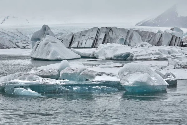 冰岛的冰川湖 — 图库照片