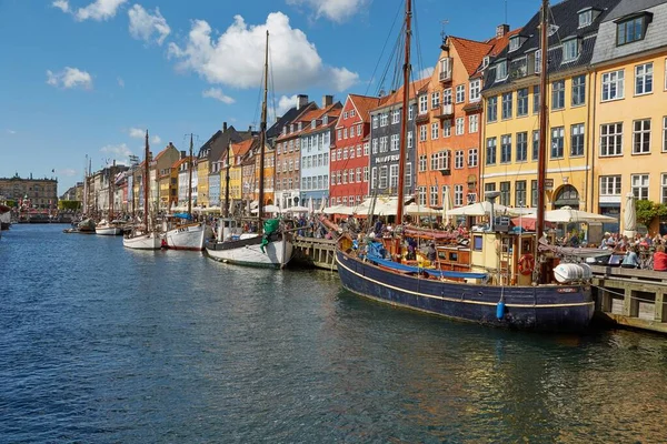 Nyhavn，哥本哈根旅行 — 图库照片