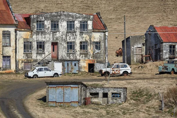 Покинутий будинок в Ісландії — стокове фото