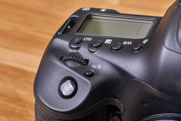 DSLR kamera részlet — Stock Fotó