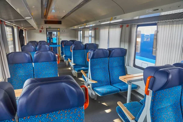 Interno del treno passeggeri — Foto Stock