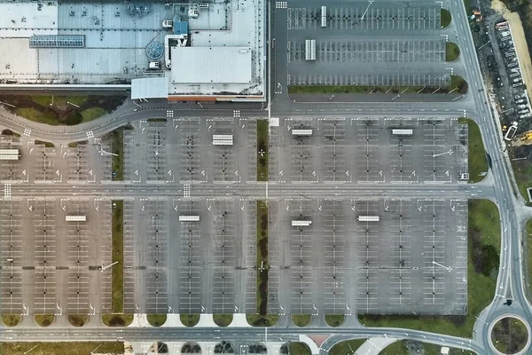 Empty Carpark Aerial — Stock Photo, Image