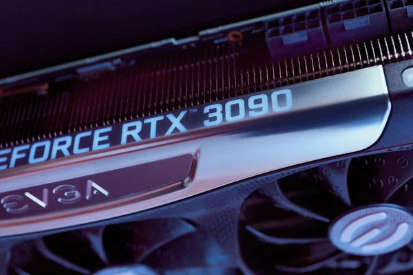 Nvidia Geforce RTX 3090 GPU — стокове фото