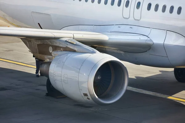 Jet Turbine Closeup — стоковое фото