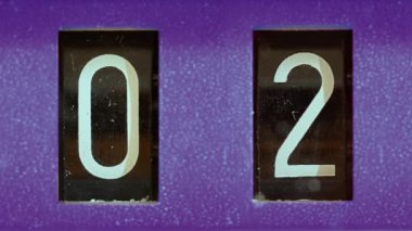 2 basamaklı eski mekanik sayaç