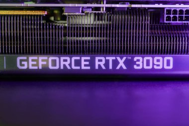 EVGA Geforce RTX 3090 Nvidia GPU görüntüleme