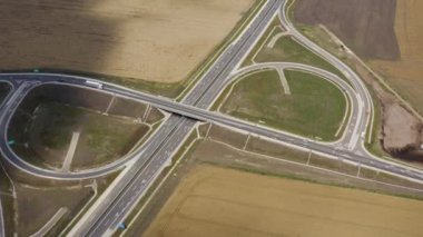 Otoyol hava aracı görüntüsü