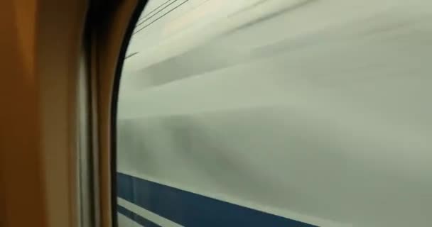 Japão viagem de trem de alta velocidade — Vídeo de Stock