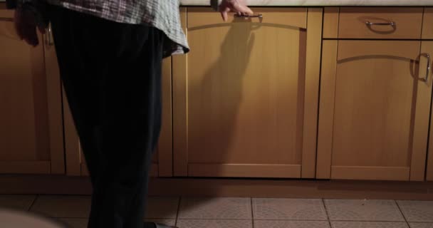 完成時に食器洗い機を開く — ストック動画