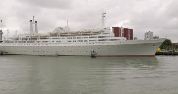 Quay de Roterdão, SS Roterdão — Vídeo de Stock