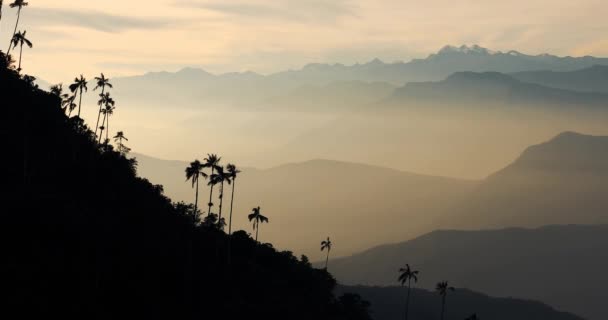 Ορεινό τοπίο στη Σιέρα Νεβάδα de Santa Marta — Αρχείο Βίντεο