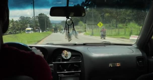 Colombie trajet en taxi — Video