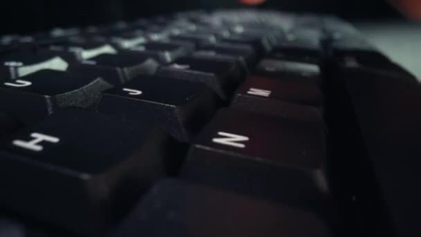Введення на клавіатурі — стокове відео