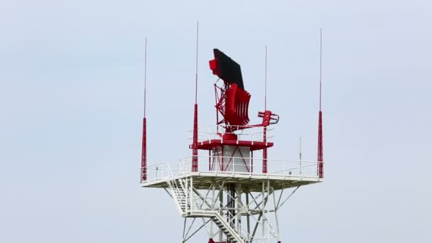 Torre de radar — Vídeo de stock
