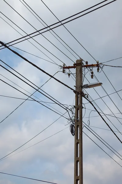 Líneas eléctricas — Foto de Stock