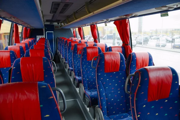 Buss interiör — Stockfoto