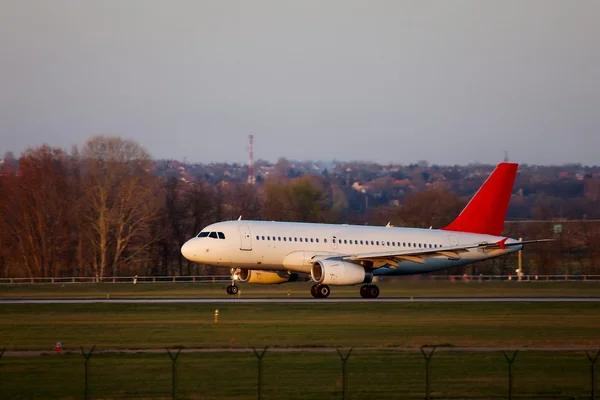 Atterraggio aereo — Foto Stock