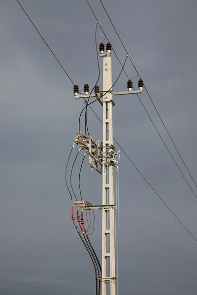 Líneas eléctricas — Foto de Stock