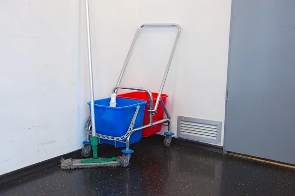 Schoonmaak trolley koffer — Stockfoto