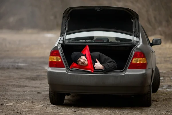 Uitsplitsing naar auto — Stockfoto